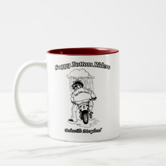 Feuchte untere Reiter - Logos der Kaffee-Tassen-2 Zweifarbige Tasse