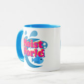 Feuchte WeltTasse Tasse (Vorderseite Links)