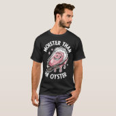 Feuchter als eine Auster Lustig T-Shirt (Vorne ganz)