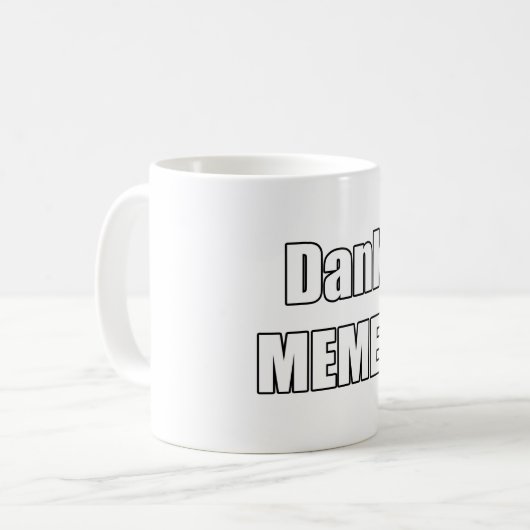Feuchtes Memes Kaffeetasse (Vorderseite Links)