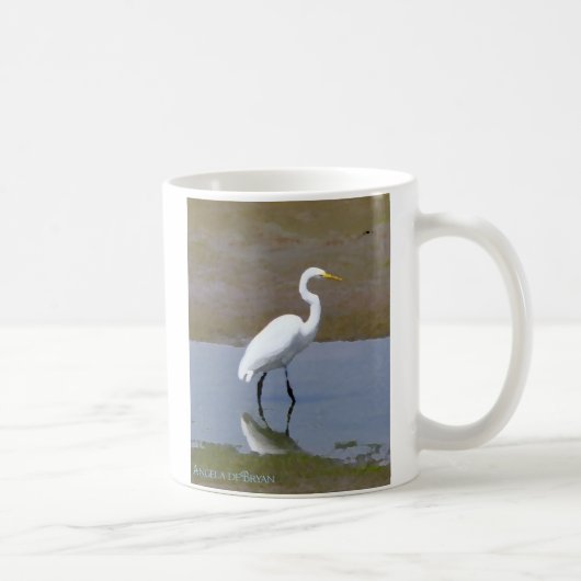 Feuchtgebiete - digitale Wasserfarbe Kaffeetasse (Rechts)