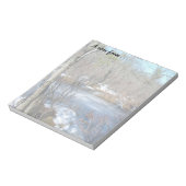 Feuchtgebiete-Teich, gefroren Notizblock (Rotiert)