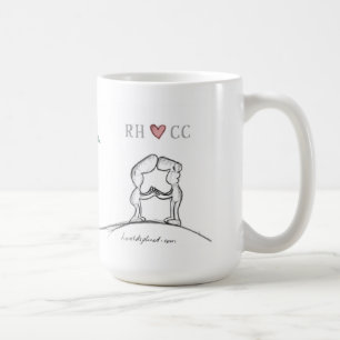 Feuchtigkeits-Herz cm Kaffeetasse