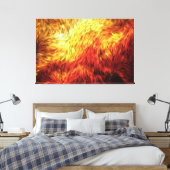 Feuer 1 überwundene Canvas Leinwanddruck (Insitu (Schlafzimmer))