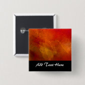 Feuer - Abstrakte Kunst in Orange, Gelb, Rot Button (Vorne & Hinten)