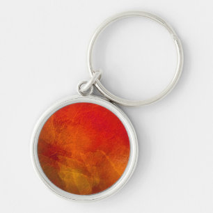 Feuer - Abstrakte Kunst in Orange, Gelb, Rot Schlüsselanhänger