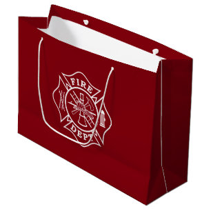Feuer-Abteilung/Feuerwehrmann-große Große Geschenktüte