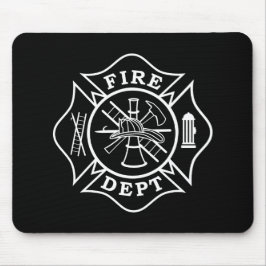 Feuer-Abteilung/Feuerwehrmann-Malteserkreuz Mousepad
