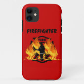 Feuer-Abteilungs-Flammen Case-Mate iPhone Hülle (Rückseite)
