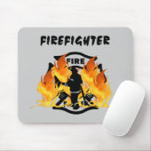 Feuer-Abteilungs-Flammen Mousepad (Mit Mouse)