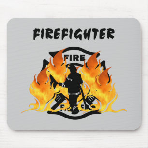 Feuer-Abteilungs-Flammen Mousepad