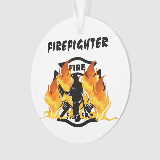 Feuer-Abteilungs-Flammen Ornament (Vorderseite)