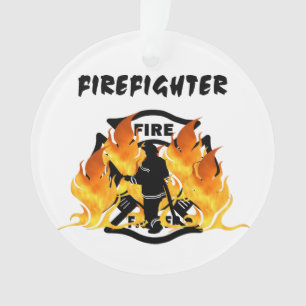 Feuer-Abteilungs-Flammen Ornament