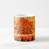 Feuer-Affe geborene 1956,2016 Kaffeetasse (Mittel)