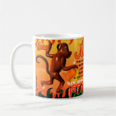 Feuer-Affe geborene 1956,2016 Kaffeetasse (Links)