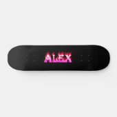 Feuer Alex rosa Skatersollie Skateboard (Horizontal)