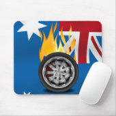 Feuer, Alloy - Australien Mousepad (Mit Mouse)