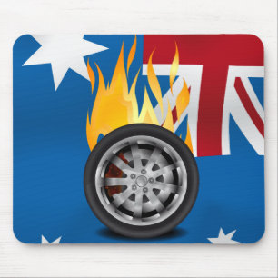 Feuer, Alloy - Australien Mousepad