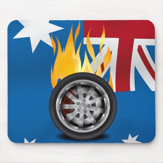 Feuer, Alloy - Australien Mousepad (Vorne)