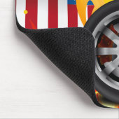 Feuer, Alloy UK US Mousepad (Ecke)