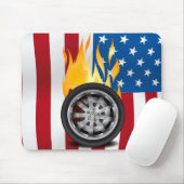 Feuer, Alloy - USA Mousepad (Mit Mouse)