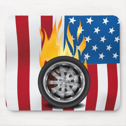 Feuer, Alloy - USA Mousepad (Vorne)