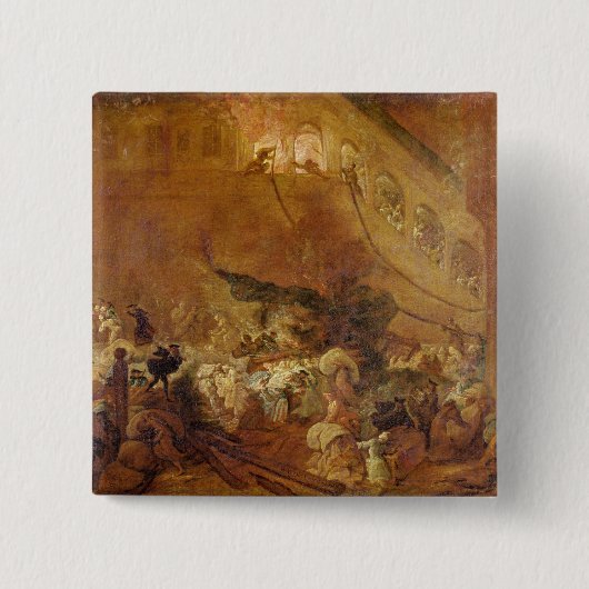 Feuer am Chambre DES Comptes Button (Vorderseite)
