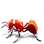 Feuer-Ameise! Freistehende Fotoskulptur<br><div class="desc">Dass Ameise auf Feuer und Ihnen ist,  seien Sie,  wenn Sie in einem Nest von diesen erhalten.  Ein passender Tribut zu einer ekligen Plage - die Feuerameise.</div>