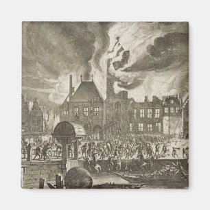Feuer an alten AmsterdamRathaus, 165 am 17. Juli Magnet