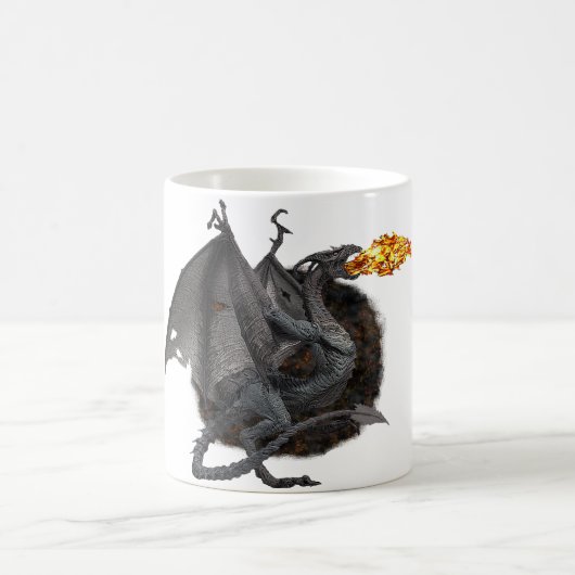Feuer-Atmendrache Kaffeetasse (Mittel)