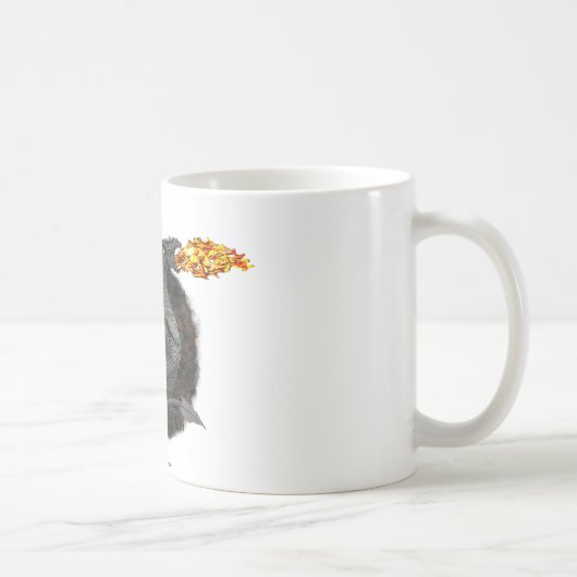 Feuer-Atmendrache Kaffeetasse (Rechts)