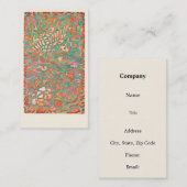 Feuer-Atmensüdwestwüsten-Drachen Visitenkarte (Vorne/Hinten)