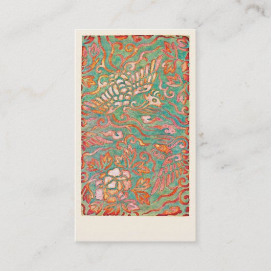 Feuer-Atmensüdwestwüsten-Drachen Visitenkarte (Vorderseite)