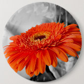 Feuer auf Blättern Button (Vorderseite)