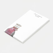 Feuer auf dem Feuer nach dem Feuer Post-it Klebezettel (angewinkelt)