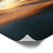 Feuer auf dem Wasser Poster (Ecke)