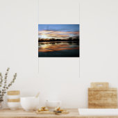 Feuer auf dem Wasser Poster (Küche)