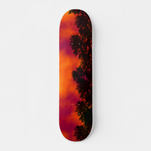 Feuer auf der Sky Skateboard / Skateboard Deck