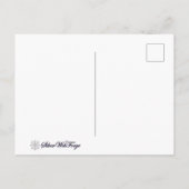 Feuer auf der Wasserpostkarte Postkarte (Rückseite)