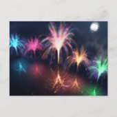 Feuer auf der Wasserpostkarte Postkarte (Vorderseite)