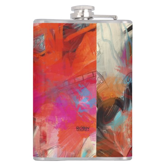 "Feuer auf!"Flachmann Flachmann (Rückseite)