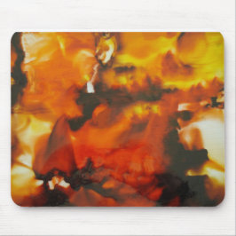 Feuer auf Glas Mousepad