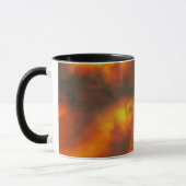 Feuer auf Tasse aus Glas (Links)