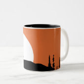 Feuer Ausblick Tower Sunset Zweifarbige Tasse (VorderseiteRechts)