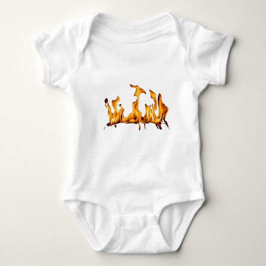FEUER BABY STRAMPLER (Vorderseite)