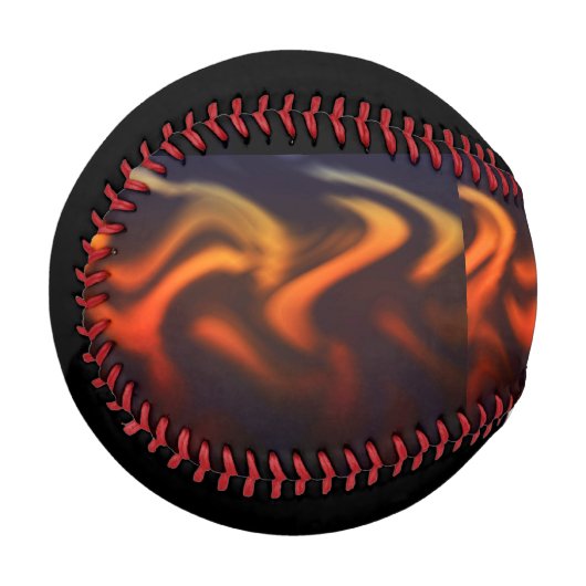 Feuer - Baseball-Design 1 Baseball (Vorderseite Links)