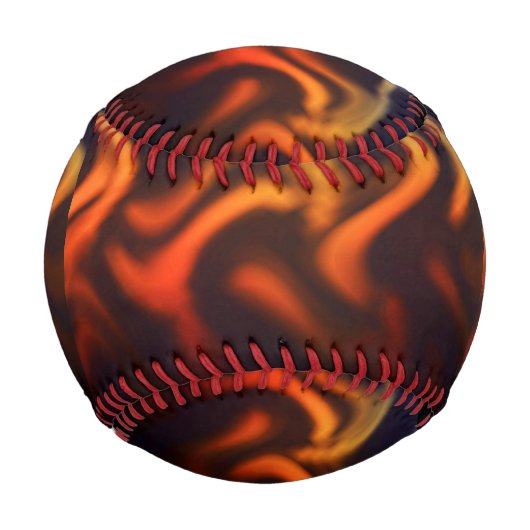 Feuer - Baseball-Design 2 Baseball (Rückseite)