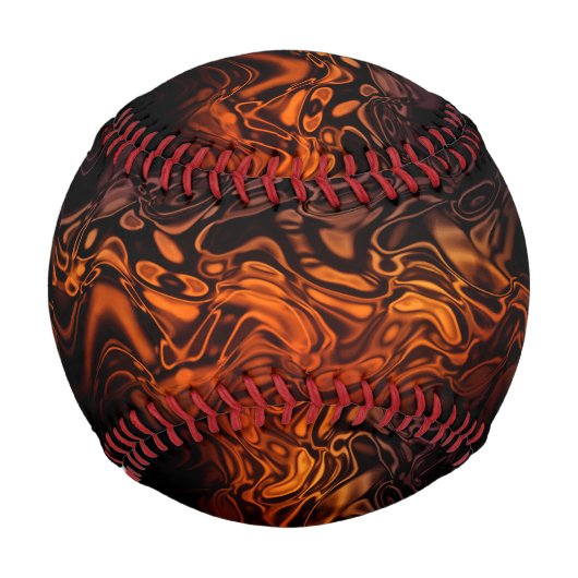 Feuer - Baseball-Design 4 Baseball (Vorderseite)
