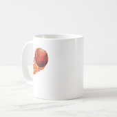 Feuer Baseball Kaffeetasse (Vorderseite Links)