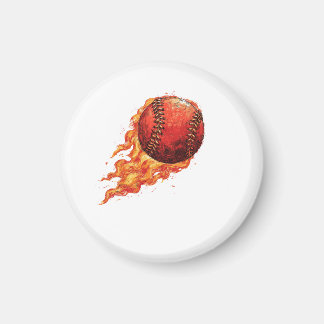 Feuer Baseball Magnet